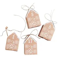 Ginger Ray Weihnachtshäuschen DIY Adventskalender