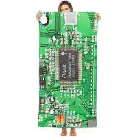 Gadget Master Strandtuch, Motherboard-Design, 100% Mikrofaser, maschinenwaschbar