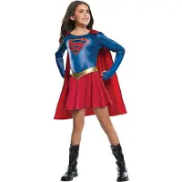 Rubies Supergirl Kostüm mit Umhang, 5-7 Jahre
