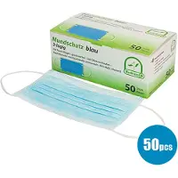 Medi-Inn Mundschutz mit Elastikbändern 3-lagig 50 St