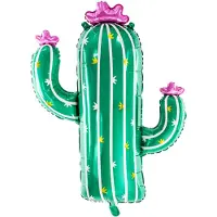 Party Deco Folienballon Cactus Grün