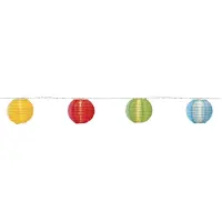 Star Trading 476-37, Leichte Dekorationskette, Blau, Grün, Rot, Gelb, IP44, Transparent, 10 Glühbirne(n), LED