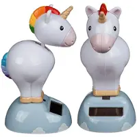 Einhorn Solar Figur