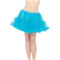 Leg avenue Halblanger Tüll Türkis