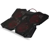 Verbatim - Bora Gaming Laptop Cooling Pad, Red