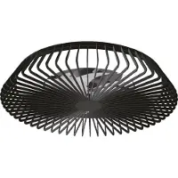 MANTRA Himalaya Deckenventilator mit Beleuchtung-Schwarz-mit Tunable White (2700K - 5000K)