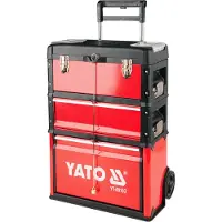 YATO YT-09102, Werkzeugkasten, Aluminium, Metall, Kunststoff, Schwarz, Rot, 45 kg, 520 mm, 320 mm