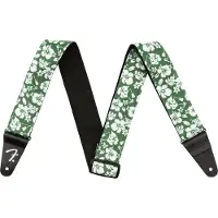 Fender 2 Hawaii-Gurt Green Floral