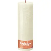Bolsius Rustikale Kerze, Blockkerze 300/100 Soft Pearl
