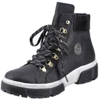 Rieker Damenstiefeletten X8633-01 schwarz 40