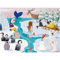 Janod Taktiles Puzzle Leben Auf Dem Eis 20 Stücke