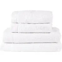 Zone Denmark Handtuchset Towels Classic White (4er-Set)