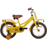 Supersuper Cooper Bamboo Kinderfahrrad - 14 Zoll - Gelb
