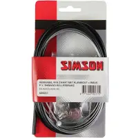 Simson Bremszugsatz Edelstahl Shimano Rollerbrake schwarz