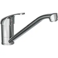 Schutte Wasserhahn Küche ULTRA Spültischarmatur Niederdruck Chrom Schwenkbar 94900