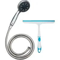 Schutte Handbrause-Set, Chrom, mit Abzieher
