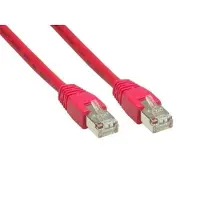 GOOD CONNECTIONS RNS Patchkabel mit Rastnasenschutz, Cat. 6, S/FTP, PiMF, PVC, 250MHz, rot, 20m, (8060-200R)