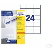 Avery-Zweckform Etiketten 3658-200, A4, universell, permanenthaftend, ultragrip, druckergeeignet, FSC-Papier, rechteckig, weiß, 5280 Stück auf 220 Bogen