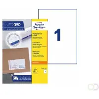 Avery-Zweckform 3478-200 Universal-Etiketten, ultragrip, 210 x 297 mm