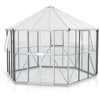 Pergart Vitavia, Gewächshaus "Pi 9000", smaragd, 3 mm ESG