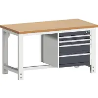 Bott Werkbank W-1577/11-2.8, anthrazitgrau