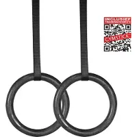 Gymstick Gym Ringe mit Trainingsvideos und verstellbaren Bändern