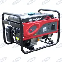 Ama QF2500 - Leiser Benzin-Stromerzeuger mit AVR-Regelung 2.8 kW - Dauerleistung 2.6 kW - 230V