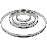 Matfer Bourgeat Flacher Tortenring glatt 16cm
