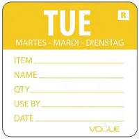 Vogue Farbcodesticker Dienstag