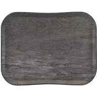 Cambro Versa Century Polyester Holzoptik Tablett 33 x 43 cm Graue Eiche, 12x Stück im Karton