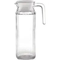 Olympia gewellte Glaskrüge 1L