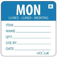 Vogue Farbcodesticker Montag