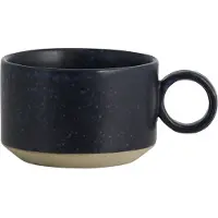 Nordal Körnige Teebecher dunkelblau - 4er Set