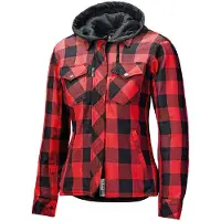 Held Lumberjack II 62010 Damen Motorrad-Hemd Baumwoll-Mischgewebe schwarz, S