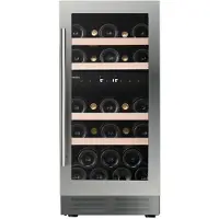 Dunavox Unterbau Weinkühler Flow-32D DAUF-32.78DSS, Höhe 820mm, 32 Flaschen, Edelstahl