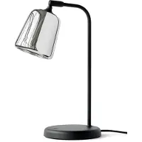 New Works Material Tischleuchte Stainless Steel - , Material New Edition, dimmbar, Schwarz, für Wohnzimmer, Metall, Design