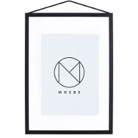 MOEBE Frame A4 Black - , Schwarz, Glas