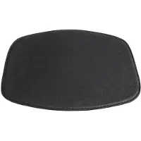 HAY - Sitzkissen für AAC Stuhl ohne Armlehne, Leder schwarz