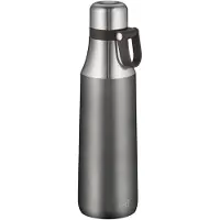 Alfi City Trinkflasche Doppelwandig 0,5 Liter Grau Satiniert
