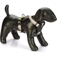 Beeztees Hunde Y-Geschirr Parinca Premium Nylon hellgrau