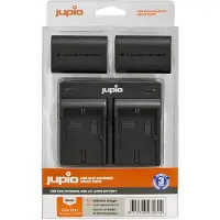 Jupio Kit LP-E6NH + USB DUAL CHARGER
