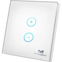 MCO Home Glass Touch Dimmer Z-Wave für smarte Lichtsteuerung, einbaubar
