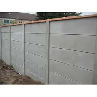 Intergard Betonzaun grau einseitig 200x231cm