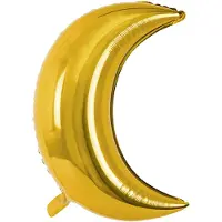 Party Deco Folienballon Moon Gold