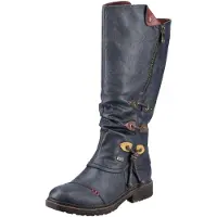 Rieker Stiefel bequem warm gefüttert in blau, Gr. 36