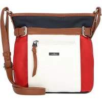 Tom Tailor Handtasche Schultertasche Damentasche blau mixed maritim juna