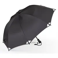 Euroschirm Birdiepal Outdoor Regenschirm schwarz