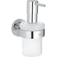 GROHE Essentials Seifenspender mit Halter chrom