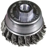 HiKOKI Topfbürste 65x0,5 mm/ M14, Stahl,gezopft (1Stk.)