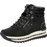 Mustang High Sneaker Damen Kunstleder Schwarz Größe: 38